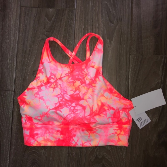 Lululemon Energy Bra High Neck Long Line *shibori - Picture 6 of 10